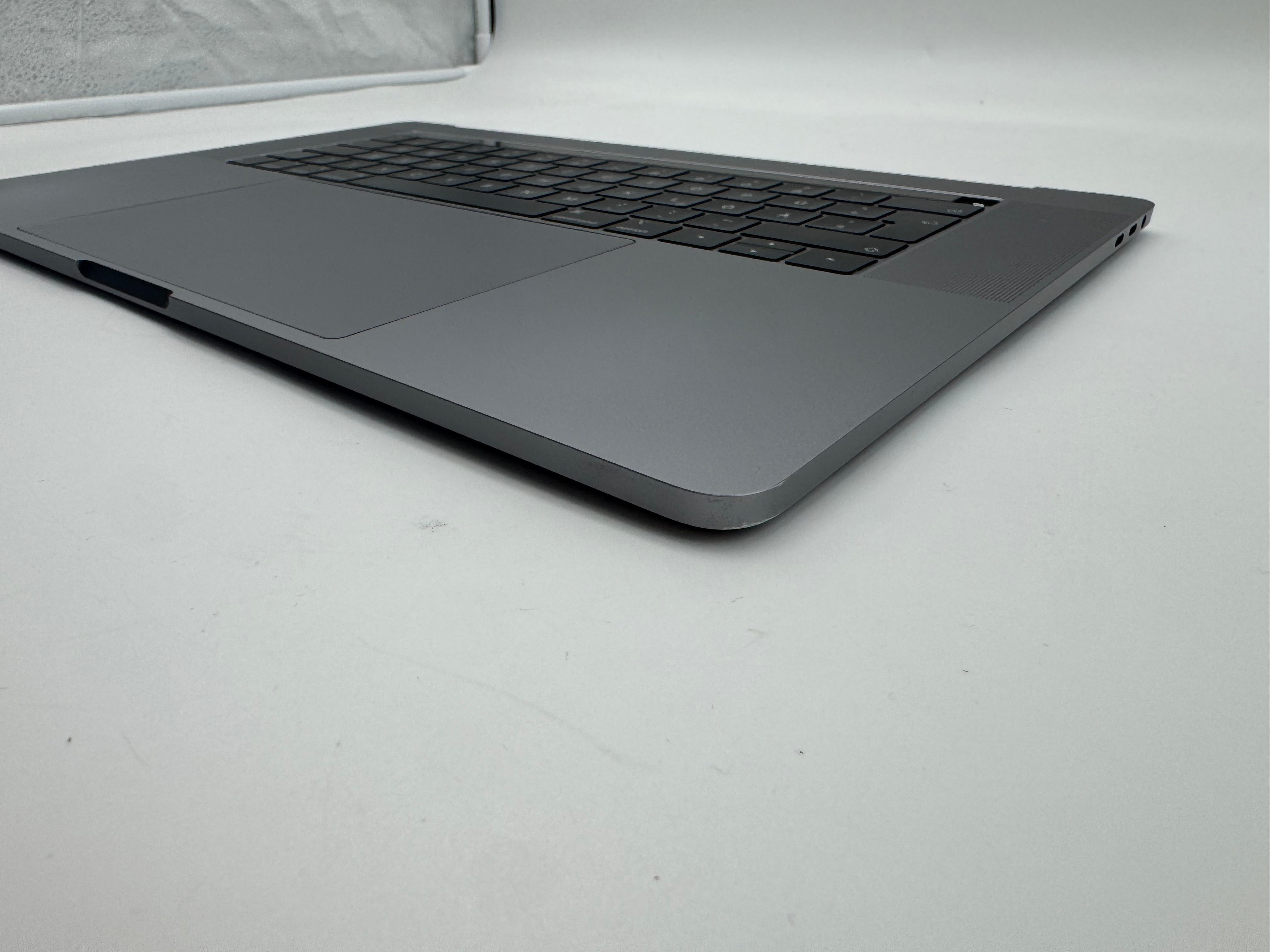 Macbook Pro 15" 2018 2019 A1990 QWERTZ Topcase Trackpad Tastatur Grau #T978