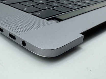 Macbook Pro 15" 2018 2019 A1990 QWERTZ Topcase Trackpad Tastatur Grau #T978