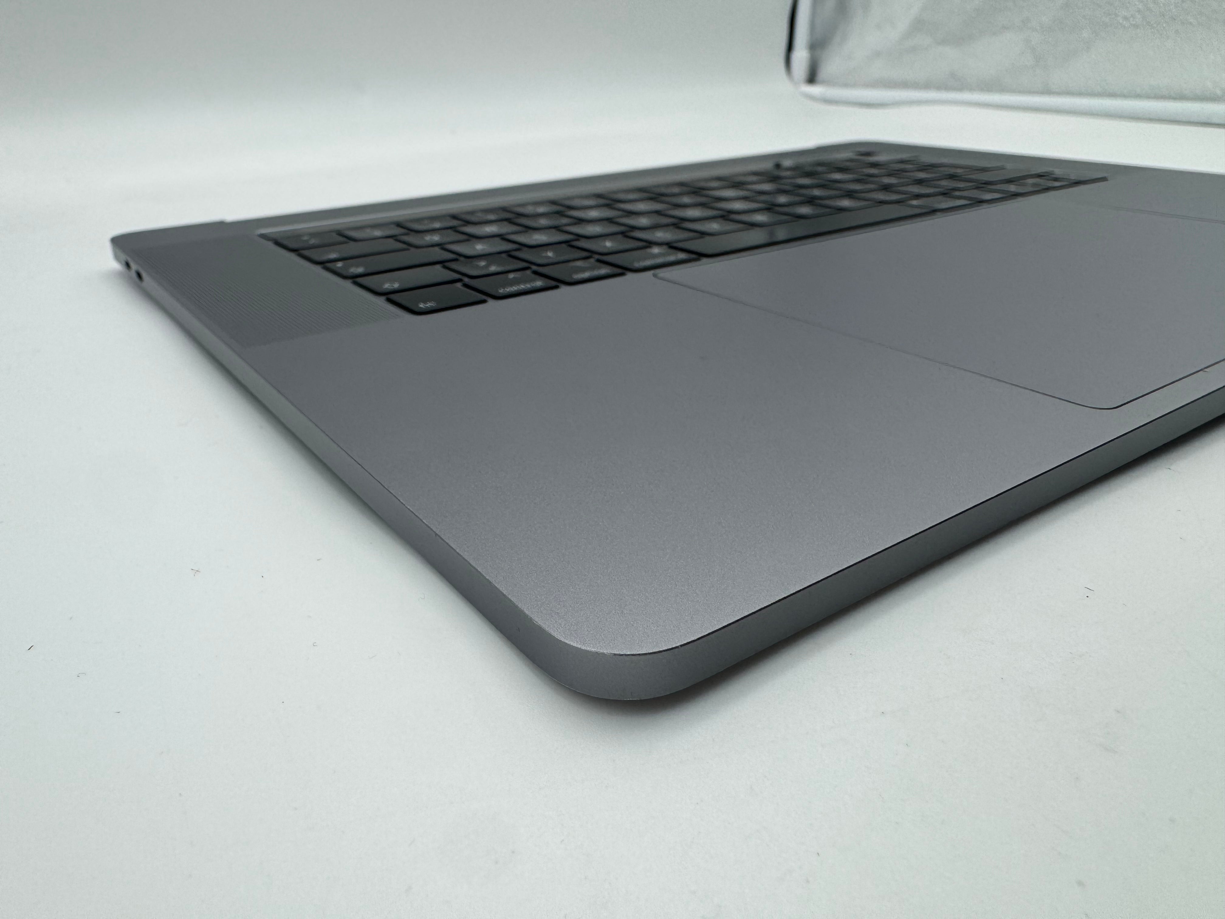 Macbook Pro 15" 2018 2019 A1990 QWERTZ Topcase Trackpad Tastatur Grau #T980
