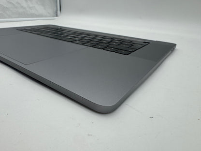 Macbook Pro 15" 2018 2019 A1990 QWERTZ Topcase Trackpad Tastatur Grau #T980