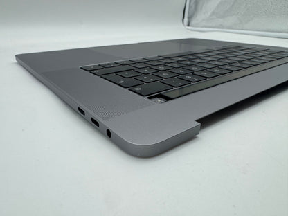 Macbook Pro 15" 2018 2019 A1990 QWERTZ Topcase Trackpad Tastatur Grau #T980