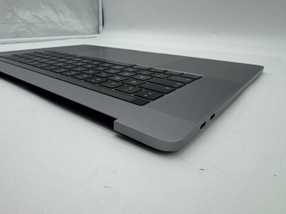 Macbook Pro 15" 2018 2019 A1990 QWERTZ Topcase Trackpad Tastatur Grau #T980