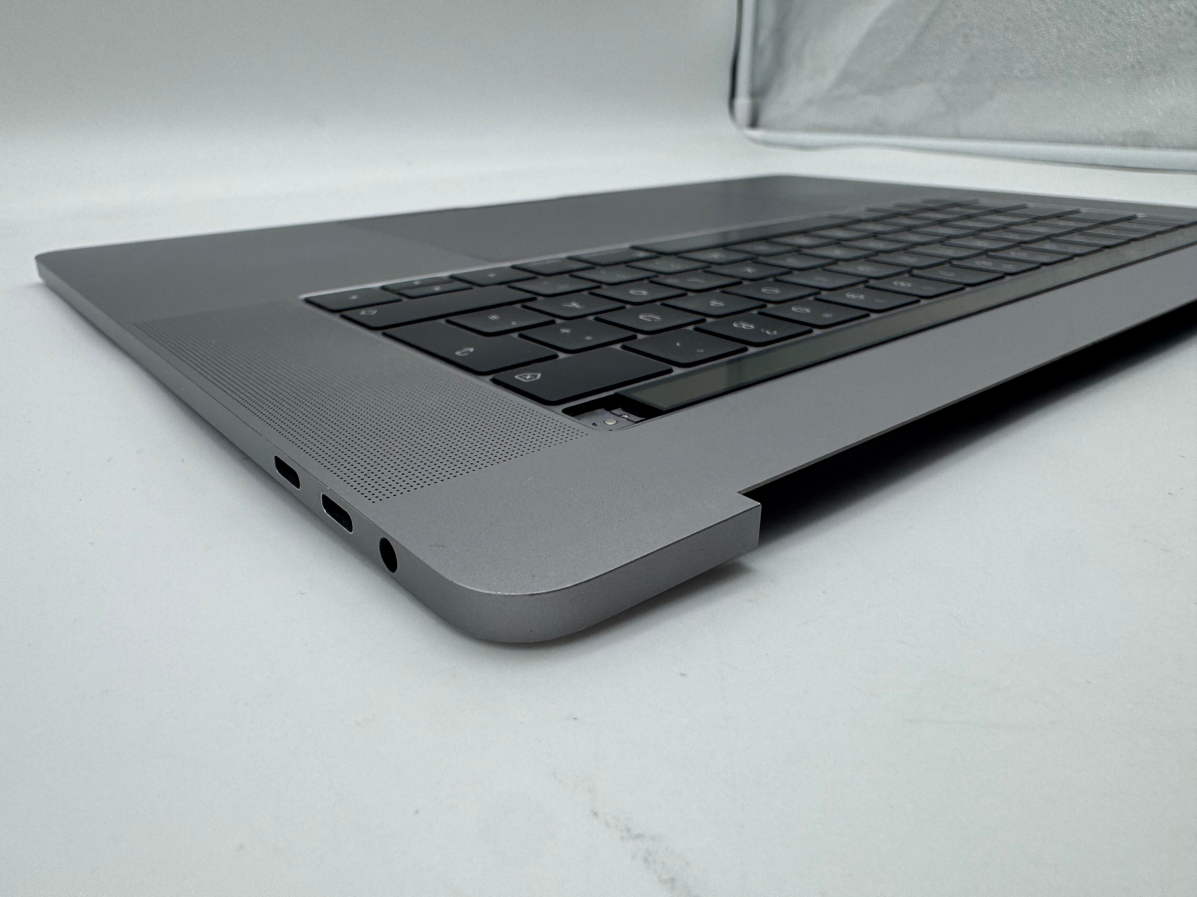 Macbook Pro 15" 2018 2019 A1990 QWERTZ Topcase Trackpad Tastatur Grau #T984