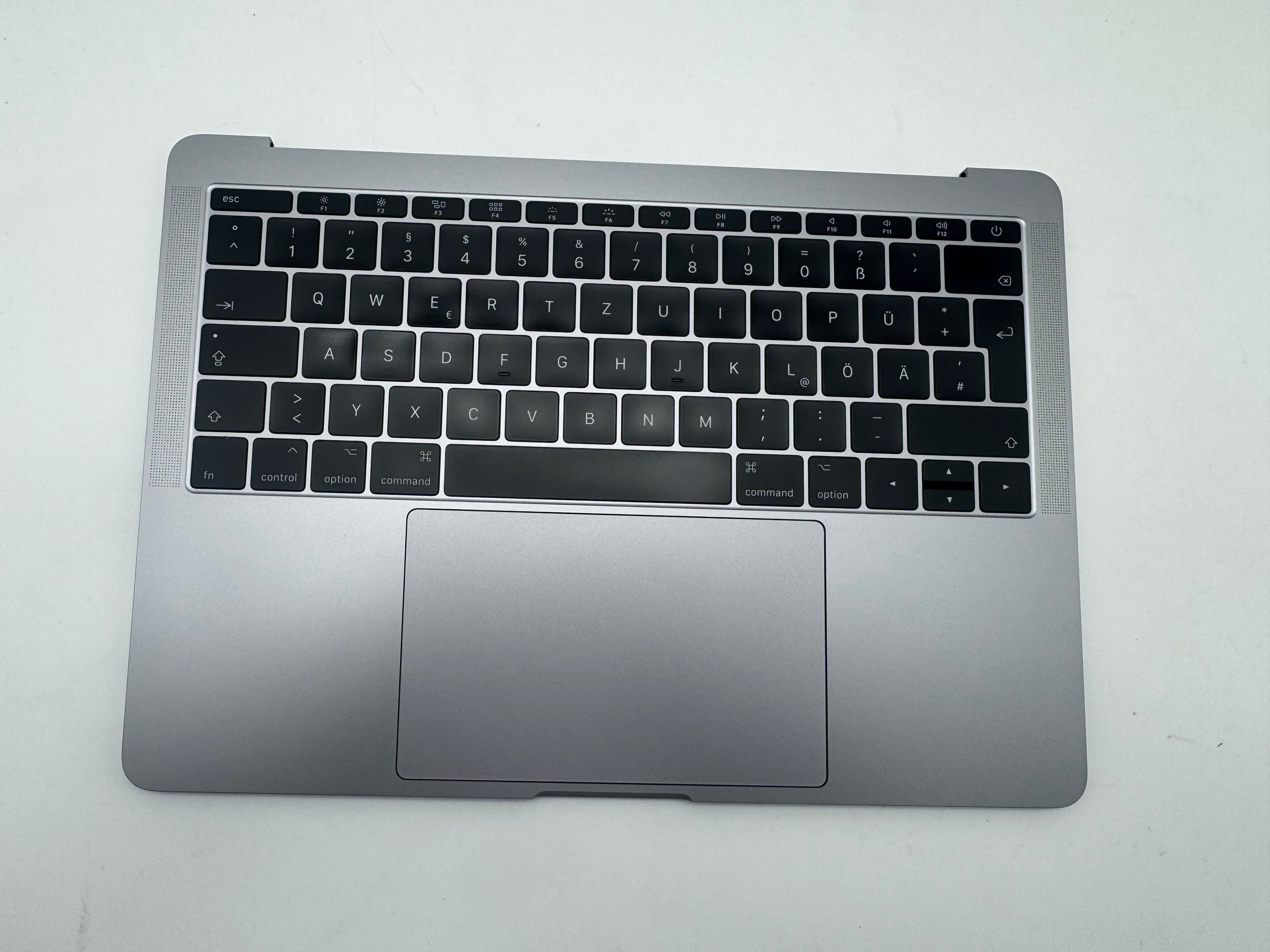 Macbook Pro 13" 2016 2017 A1708 Topcase QWERTZ Gehäuse Grau #T985