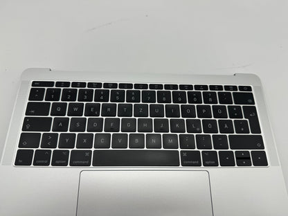 Macbook Pro 13" 2016 2017 A1708 Topcase Trackpad Gehäuse Silber #T459