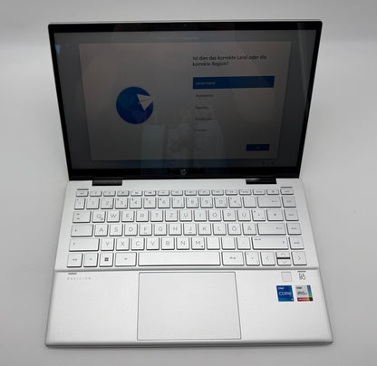 HP Pavilion x360 14-dy0055ng i5-1135G7 8GB 256GB SSD Silber Touch MwSt.