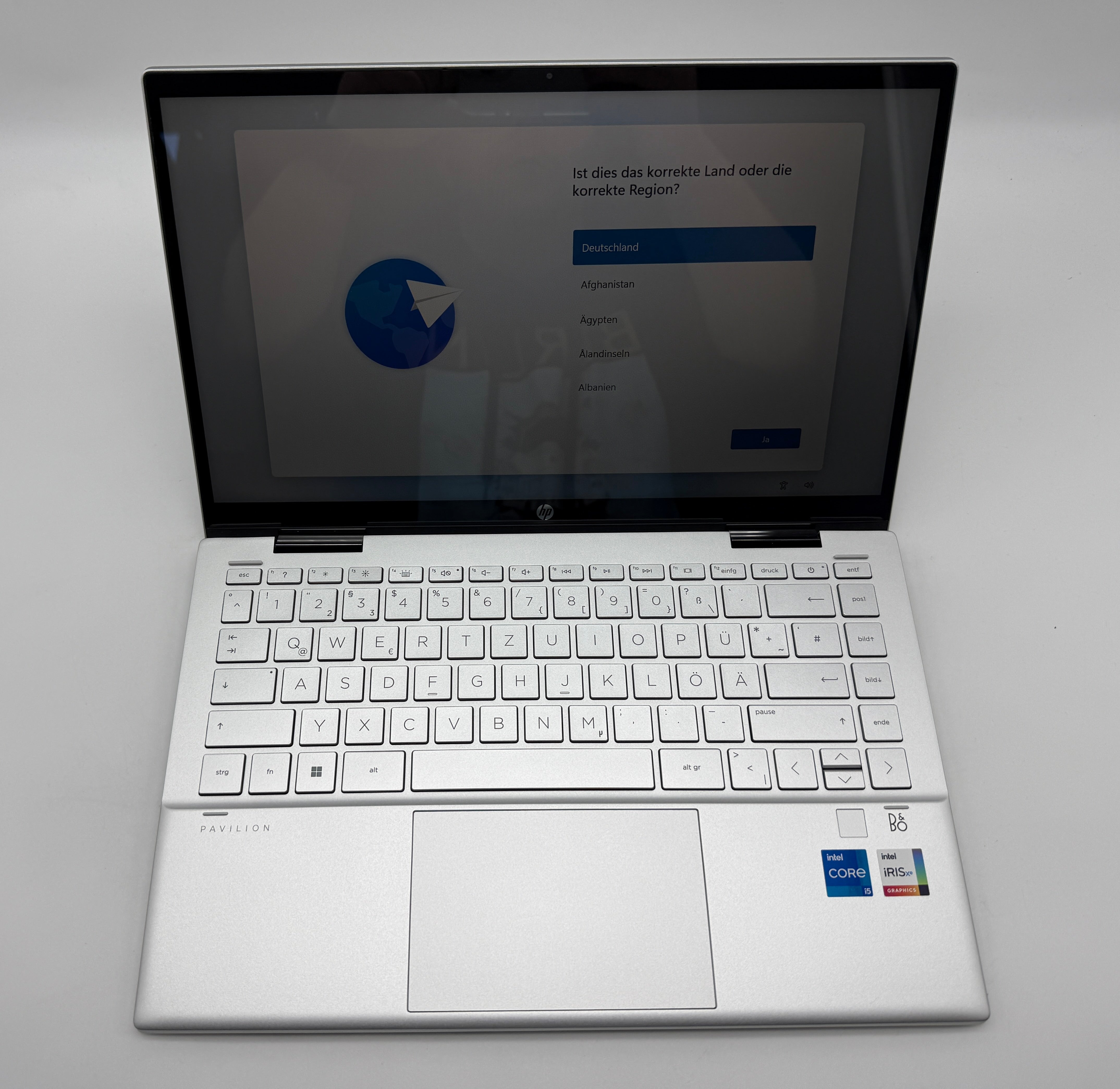 HP Pavilion x360 14-dy0055ng i5-1135G7 8GB 256GB SSD Silber Touch MwSt.