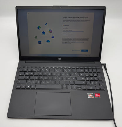 HP 15-fc0035ng Laptop AMD Ryzen 3 7320U 8GB 256GB SSD 100% Akku MwSt.