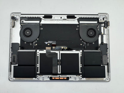 Macbook Pro 15" 2016 2017 A1707 Topcase Trackpad Tastatur Silber #T988
