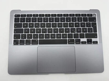 MacBook Air 13" 2020 A2337 Topcase QWERTZ Trackpad Tastatur Grau #T1007