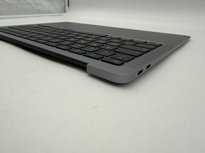MacBook Air 13" 2020 A2337 Topcase QWERTZ Trackpad Tastatur Grau #T1007