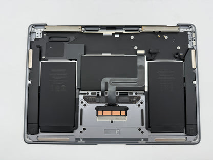 MacBook Air 13" 2020 A2337 Topcase QWERTZ Trackpad Tastatur Grau #T1007