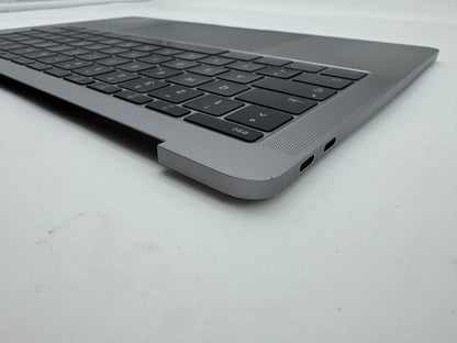 Macbook Pro 13" 2016 2017 A1708 Topcase QWERTZ Gehäuse Grau #T990