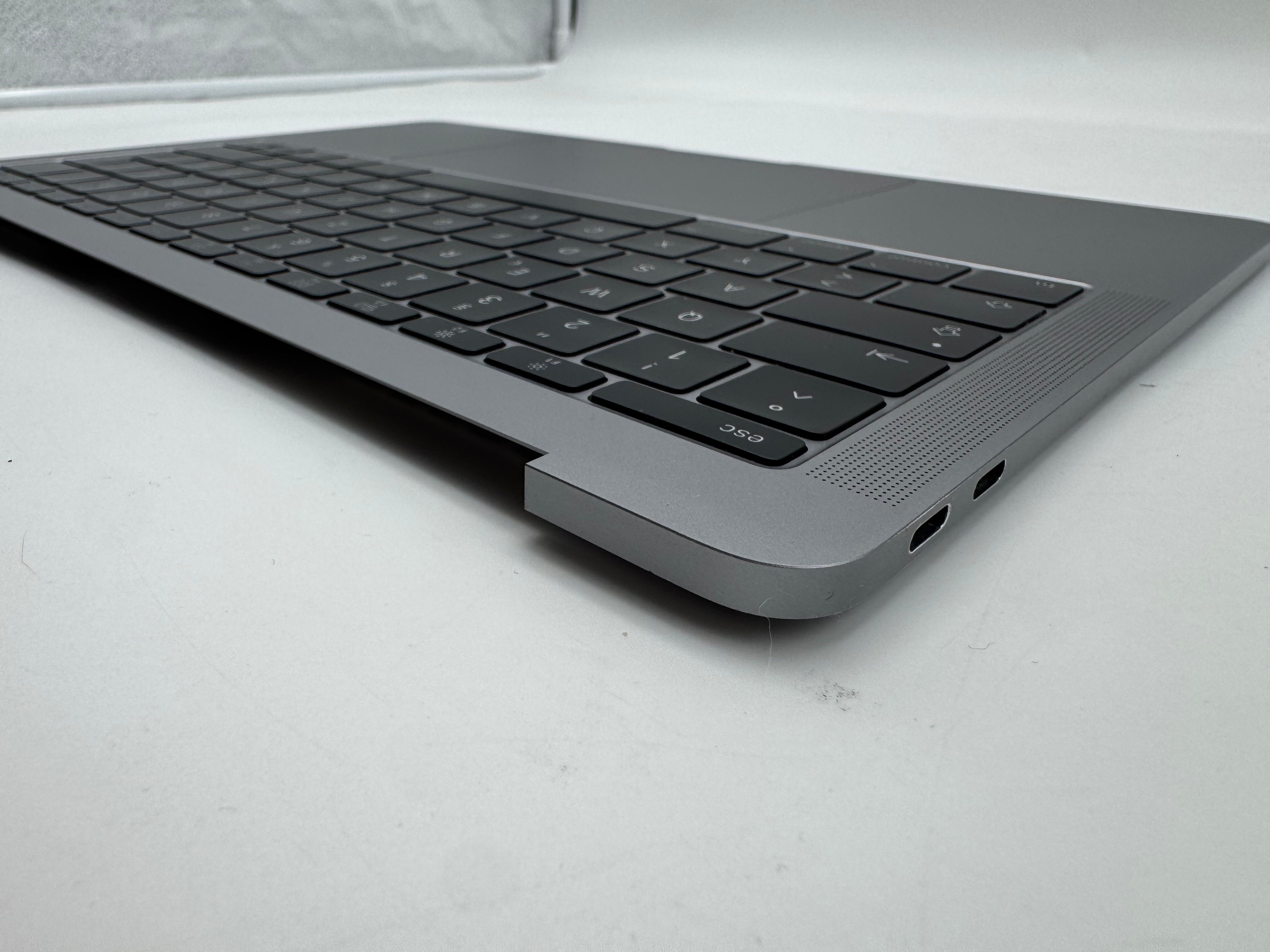 Macbook Pro 13" 2016 2017 A1708 Topcase QWERTZ Gehäuse Grau #T993