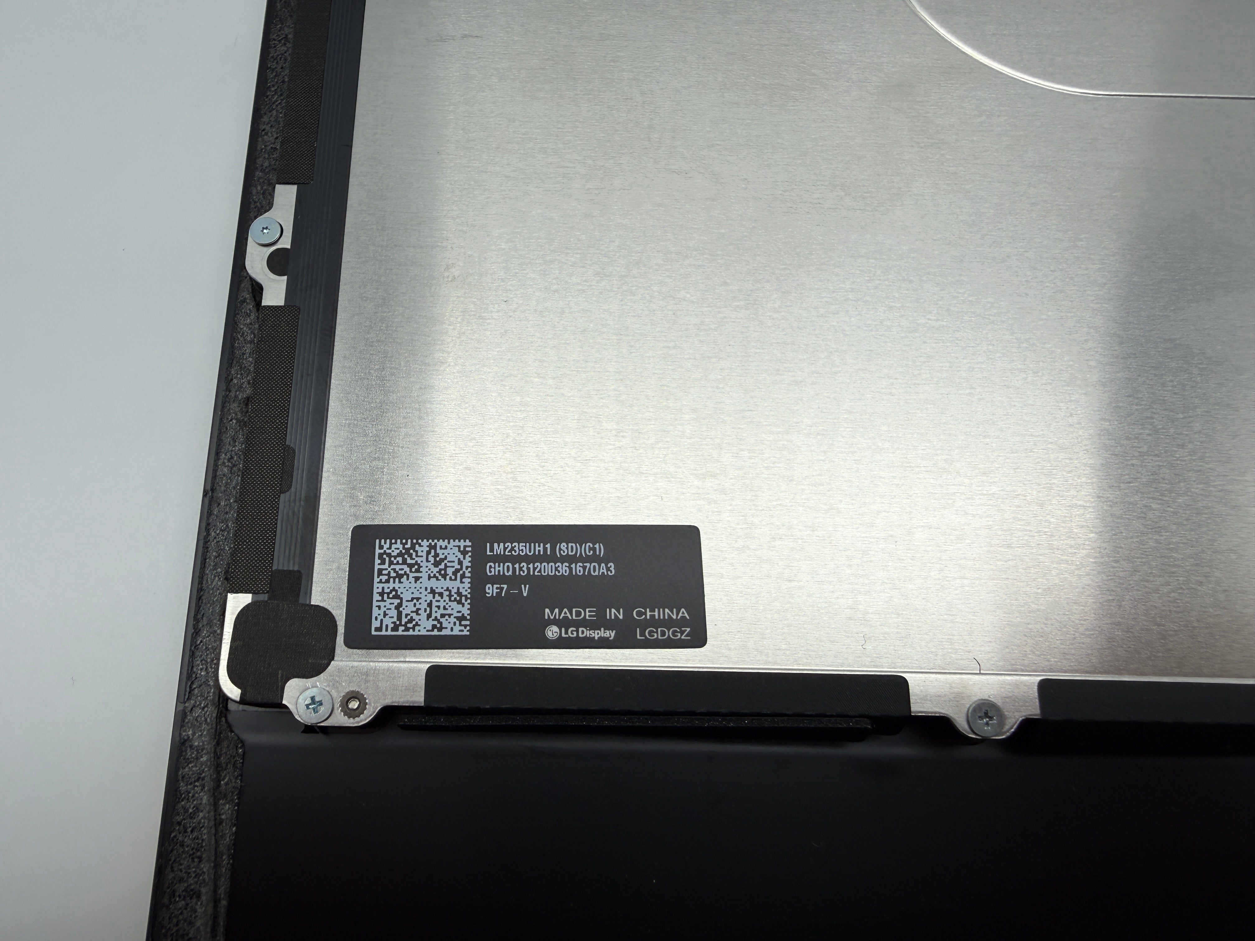 iMac 24" 4,5K M1 2021 A2438 A2439 Display Glas Gelb #D998