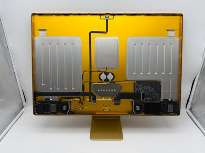 Apple iMac 24" 2021 A2438 Gehäuse Standfuß Lautsprecher Lüfter Gelb #PSG14