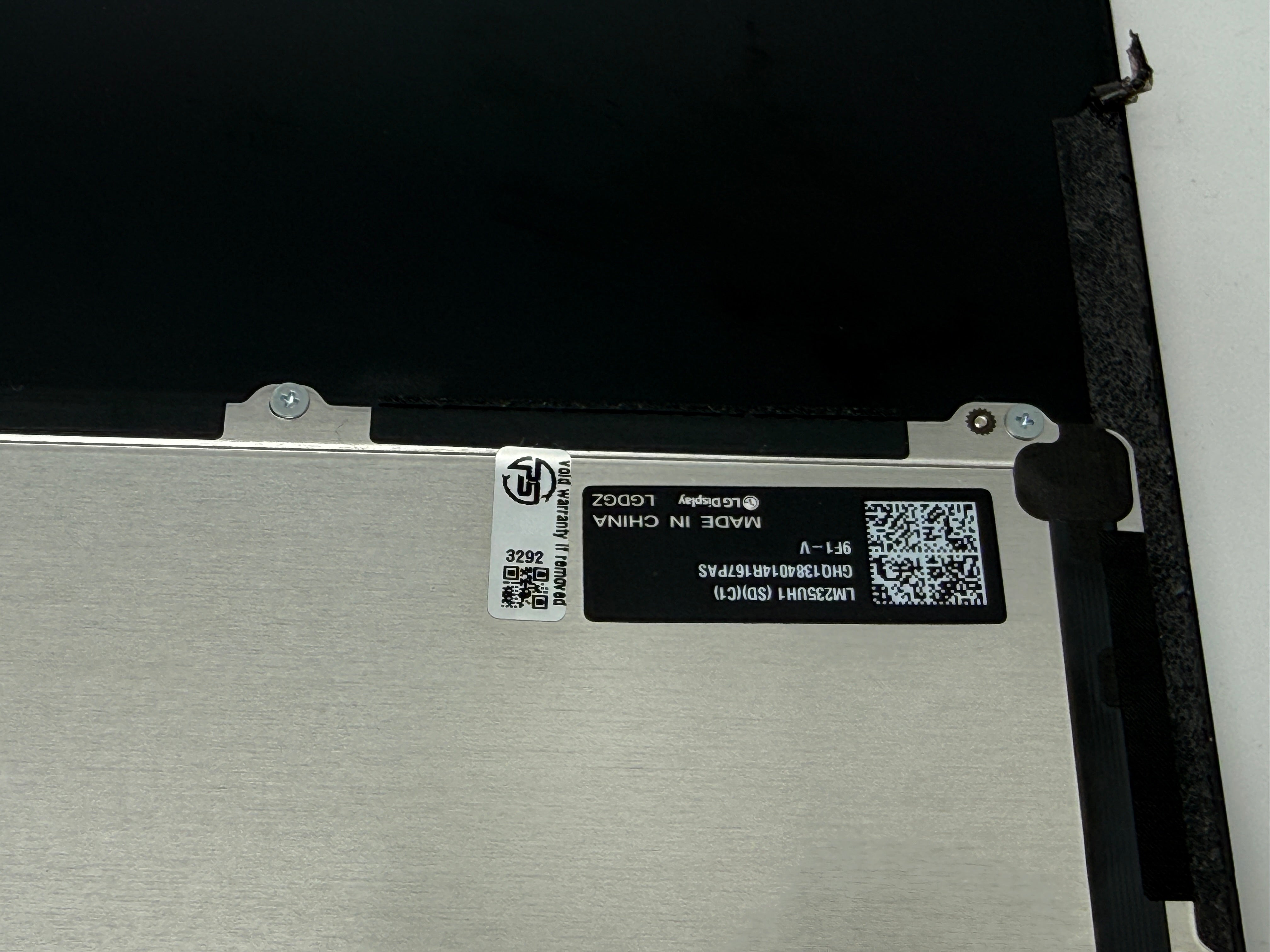 Original iMac 24" 4,5K M1 2021 A2438 A2439 Display Glas Rot Rosa #D1002