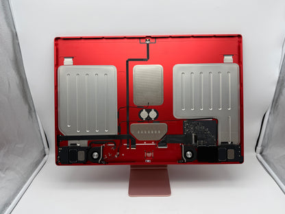 Apple iMac 24" 2021 A2439  Gehäuse Standfuß Lautsprecher Lüfter Rot #PSG27