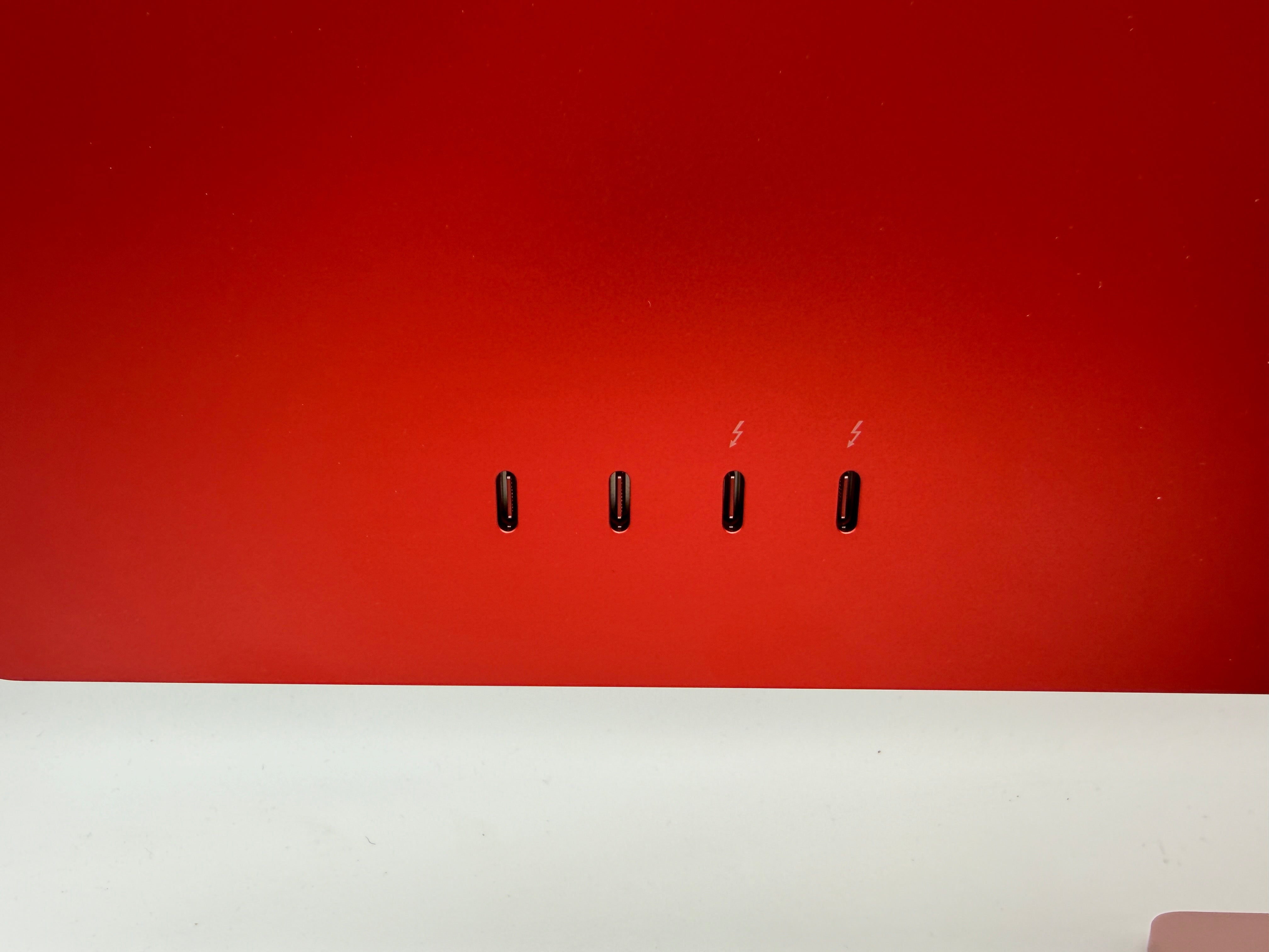 Apple iMac 24" 2021 A2439  Gehäuse Standfuß Lautsprecher Lüfter Rot #PSG27