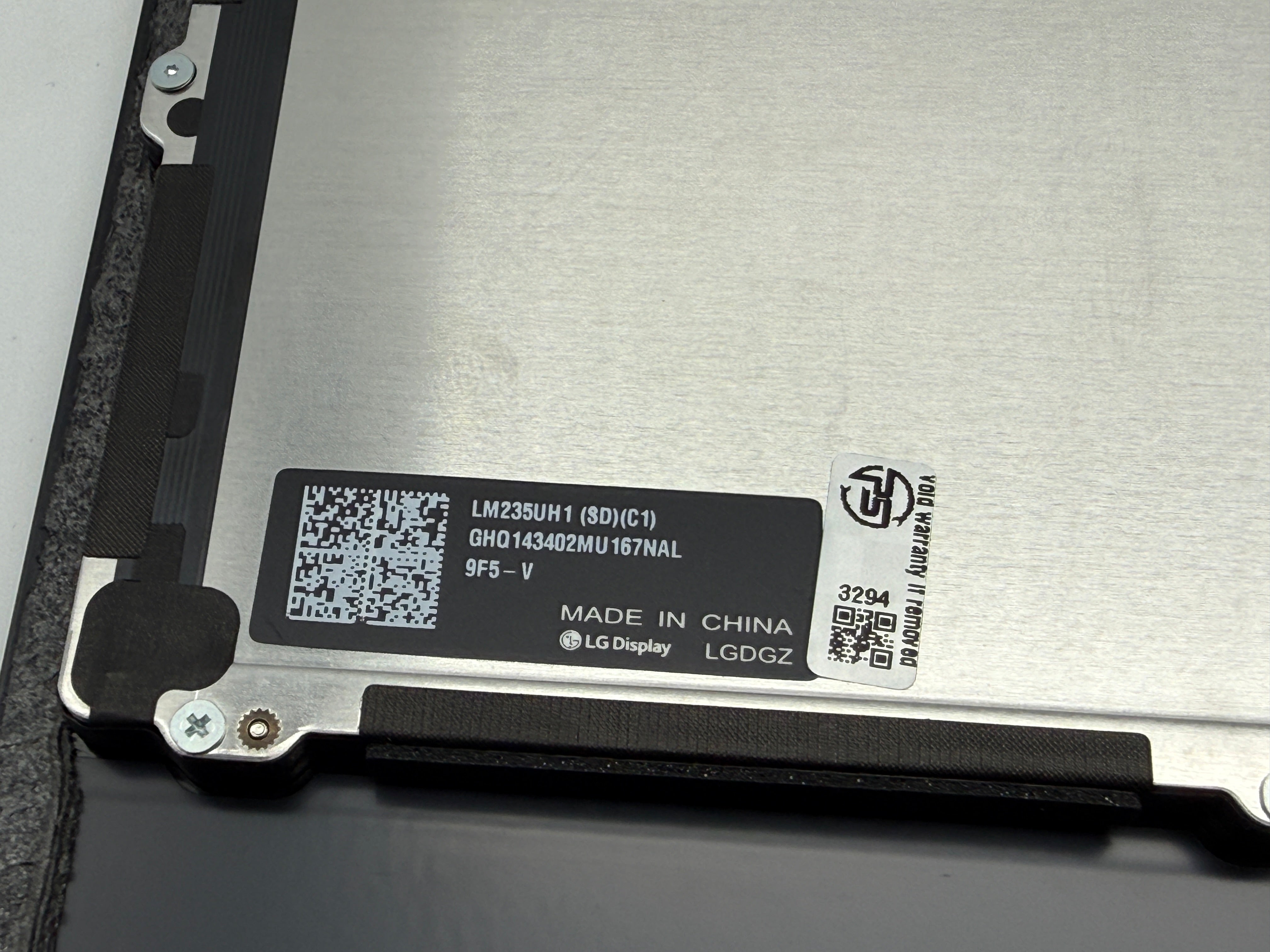 iMac 24" 4,5K M1 2021 A2438 A2439 Display Glas Silber Silver #D1003