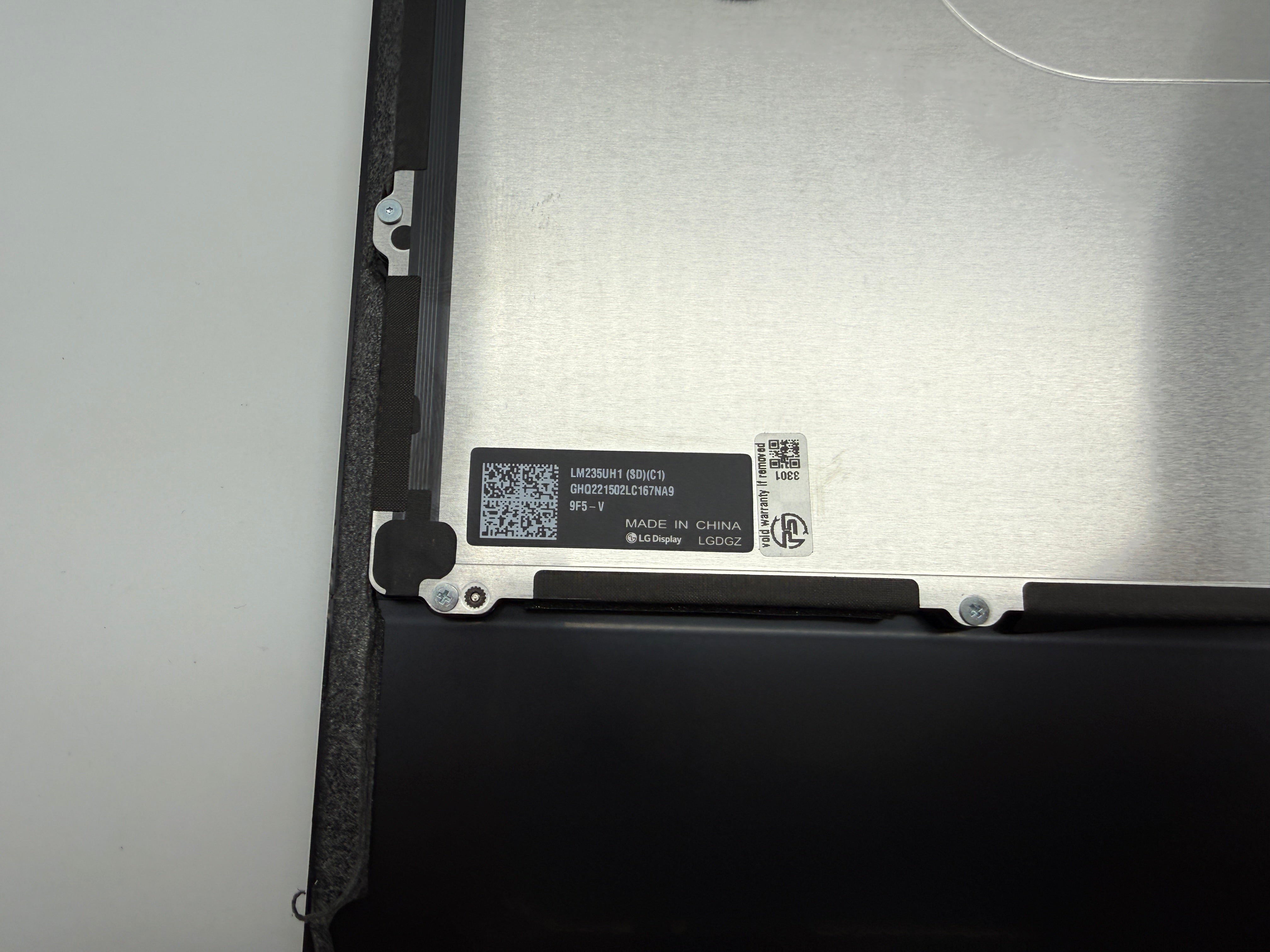 iMac 24" 4,5K M1 2021 A2438 A2439 Display Glas Silber Silver #D1007