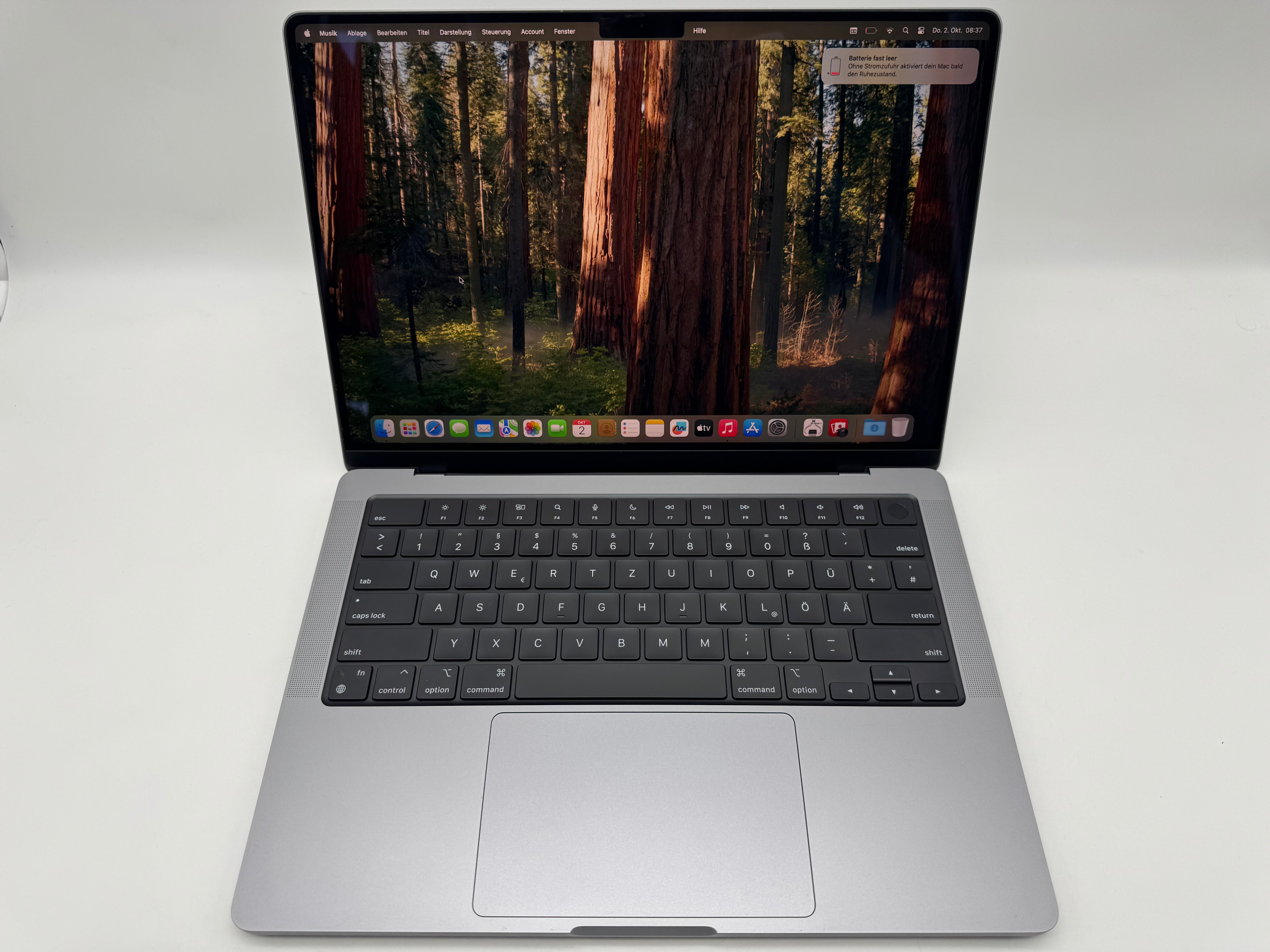Macbook Pro 14" A2442 2021 M1 Pro 32GB 1TB 16C Spacegrau MwSt. #PS358