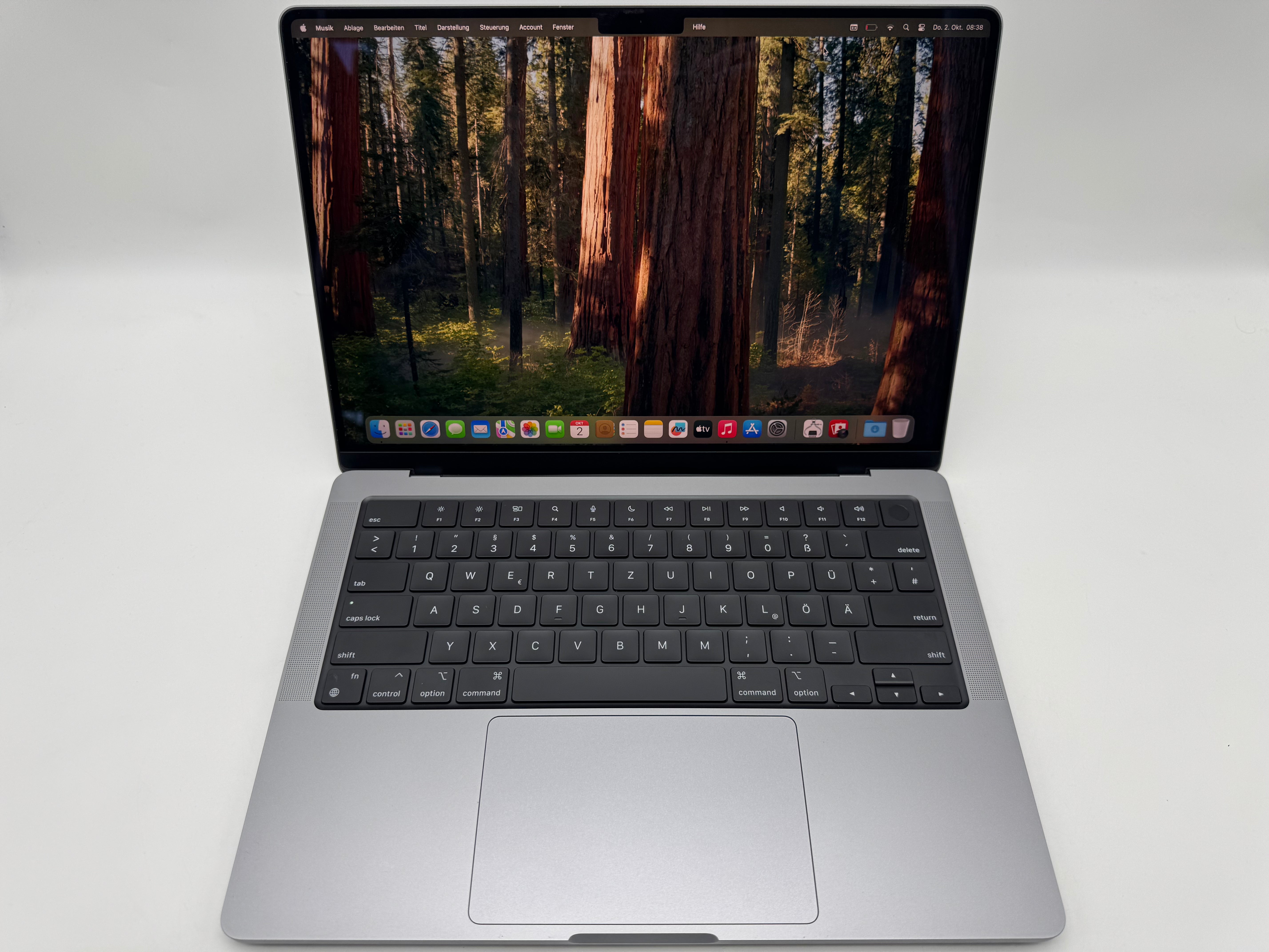 Macbook Pro 14" A2442 2021 M1 Pro 32GB 1TB 16C Spacegrau MwSt. #PS358