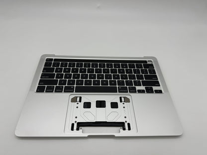 Macbook Pro 13" A2251 2020 Topcase QWERTY Akku Tastatur Silber #T500