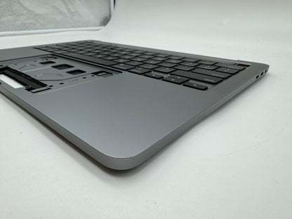 Macbook Pro 13" A2251 2020 Topcase QWERTY Akku Tastatur Grau #T503