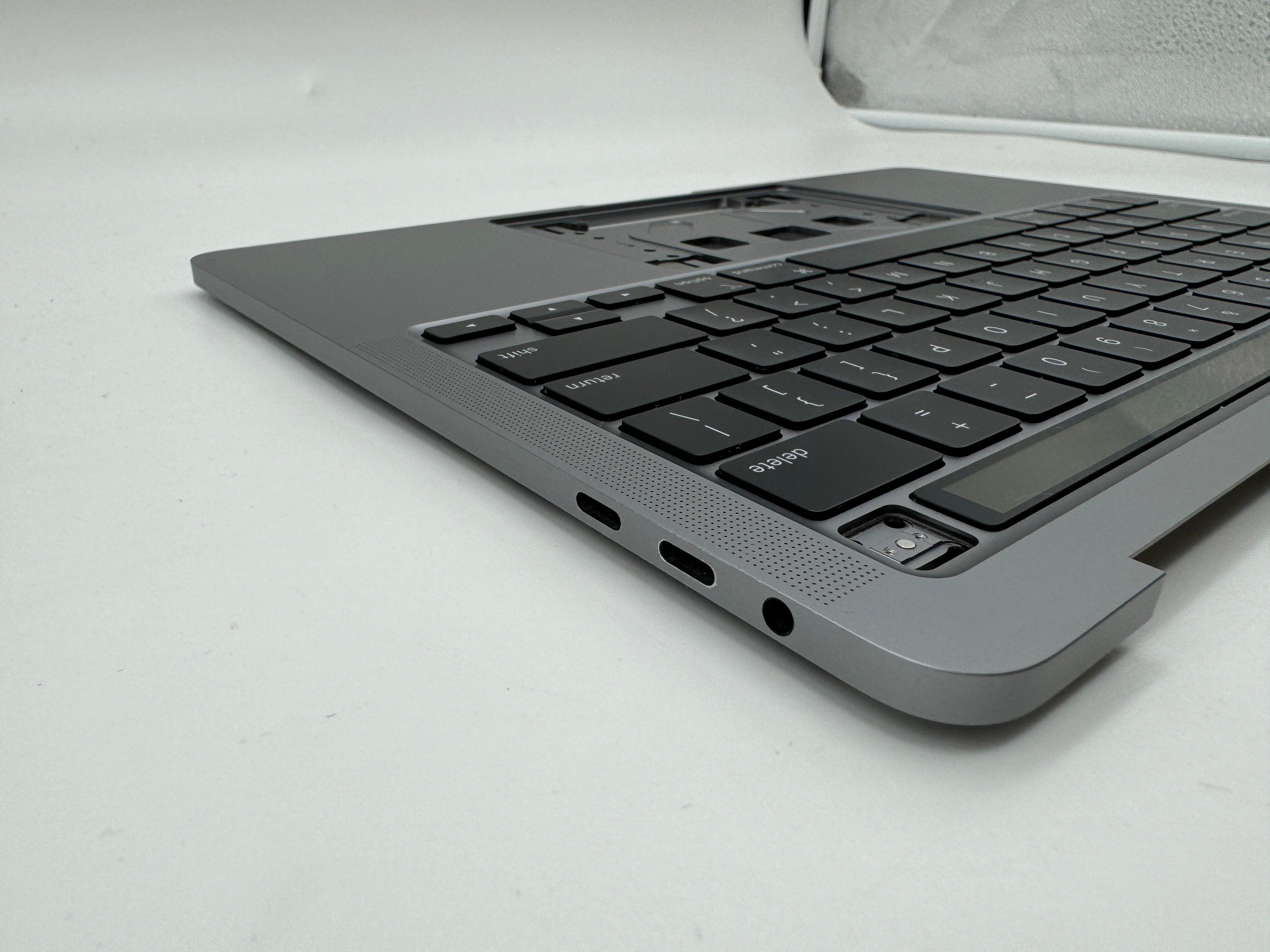 Macbook Pro 13" A2251 2020 Topcase QWERTY Akku Tastatur Grau #T503