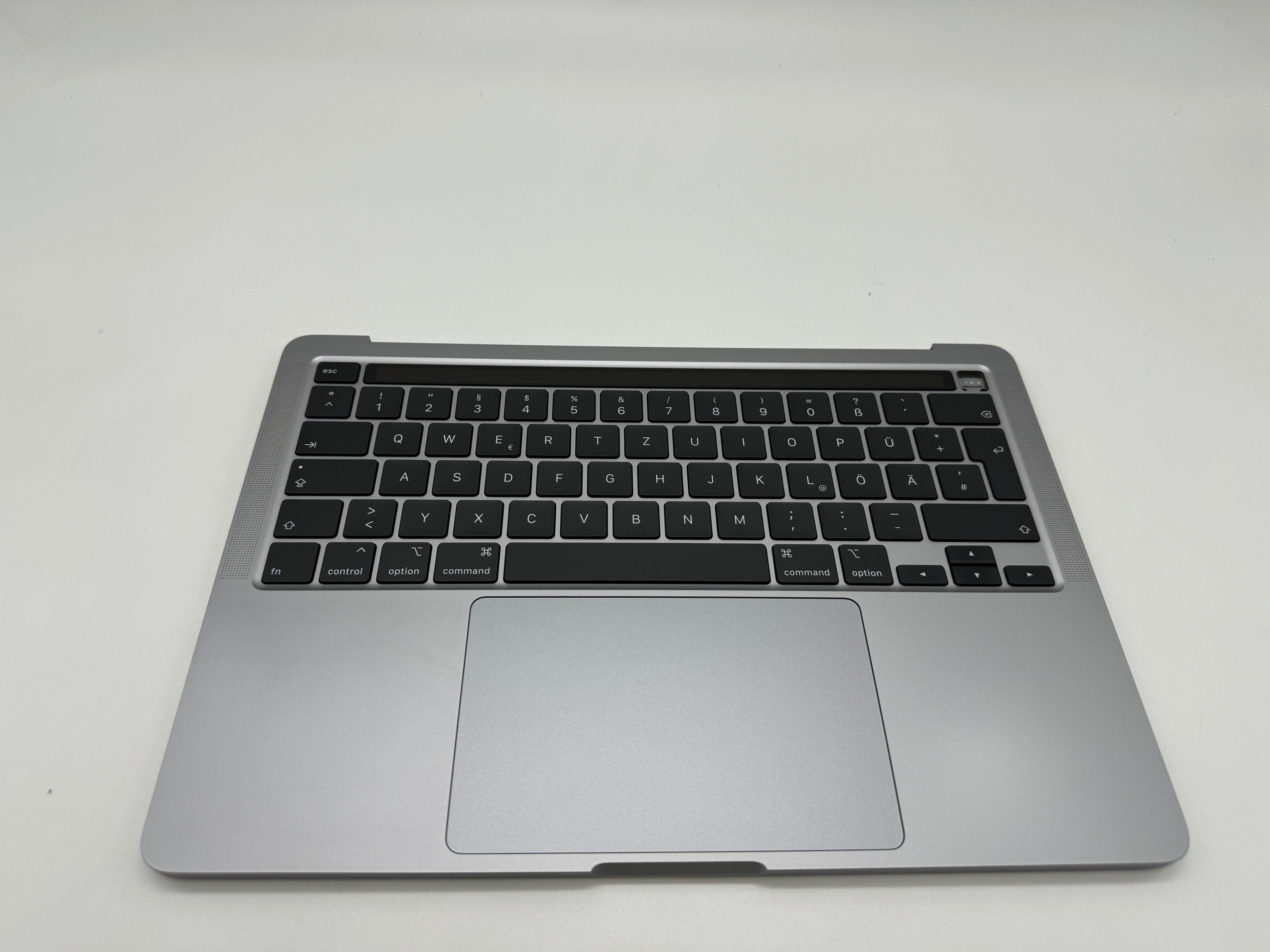 Macbook Pro 13" A2251 2020 Topcase Trackpad QWERTZ Tastatur Grau #T504