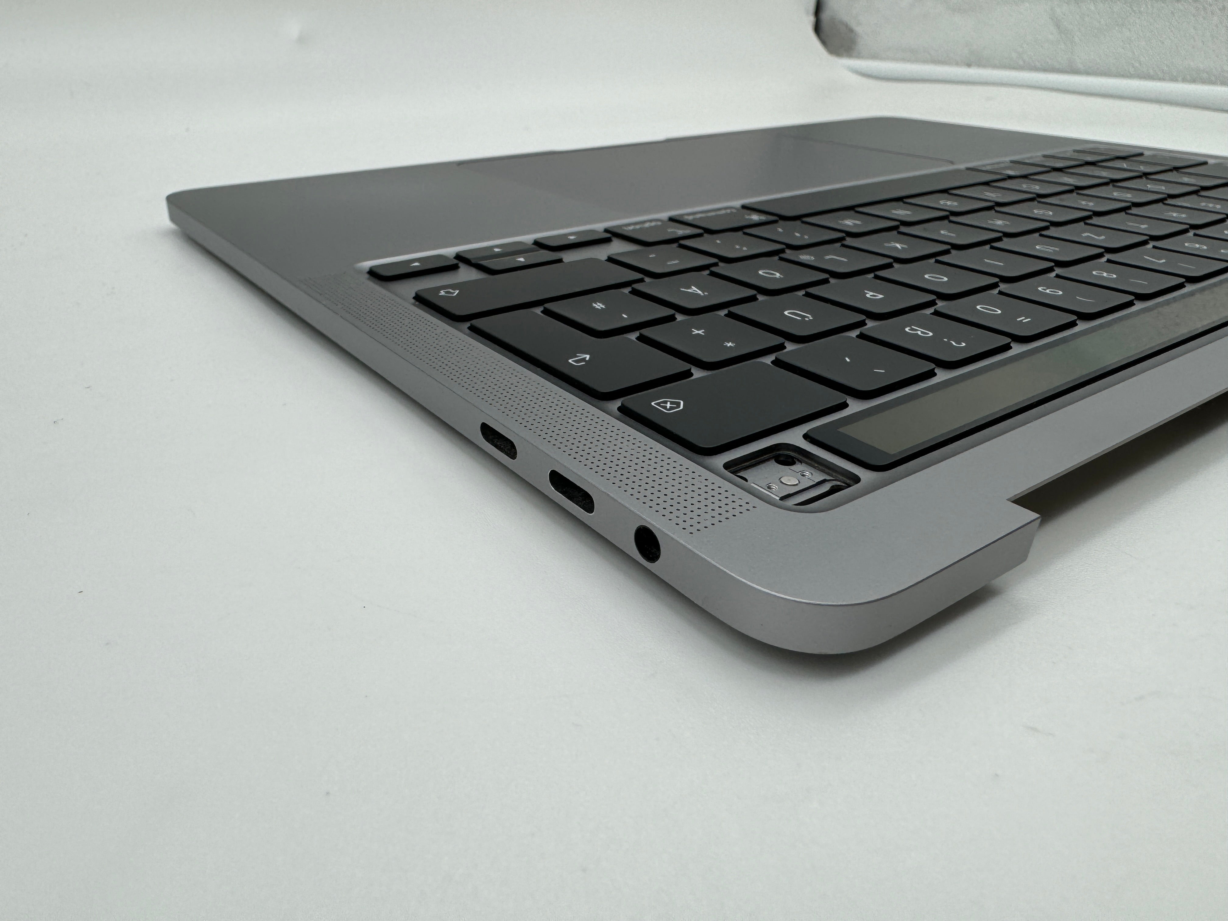 Macbook Pro 13" A2251 2020 Topcase Trackpad QWERTZ Tastatur Grau #T504