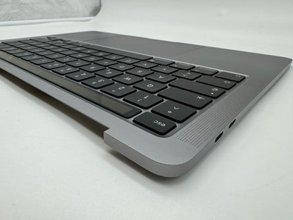 Macbook Pro 13" A2251 2020 Topcase Trackpad QWERTZ Tastatur Grau #T504