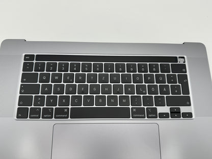 MacBook Pro 16" 2019 A2141 Grau Topcase Tastatur Trackpad Akku #T515