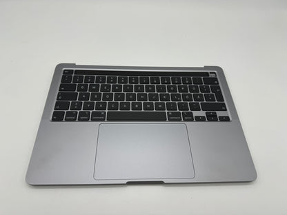 Macbook Pro 13" A2251 2020 Topcase Trackpad Akku Tastatur Grau #T507