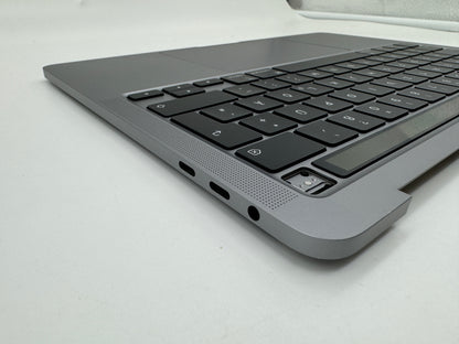 Macbook Pro 13" A2251 2020 Topcase Trackpad Akku Tastatur Grau #T507