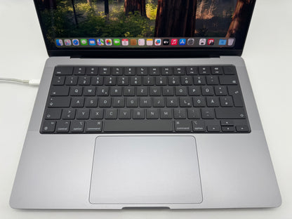 Macbook Pro 14" A2442 2021 M1 8-C 16GB 512GB 14-C Spacegrau MwSt. #PS377