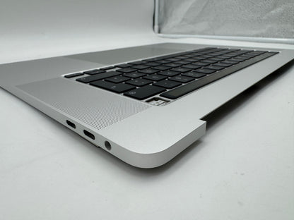 MacBook Pro 16" 2019 A2141 Silber Akku Topcase Tastatur QWERTZ #T1001