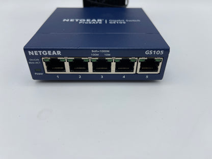 NETGEAR GS105 Switch 5-Port  Gigabit Ethernet leise