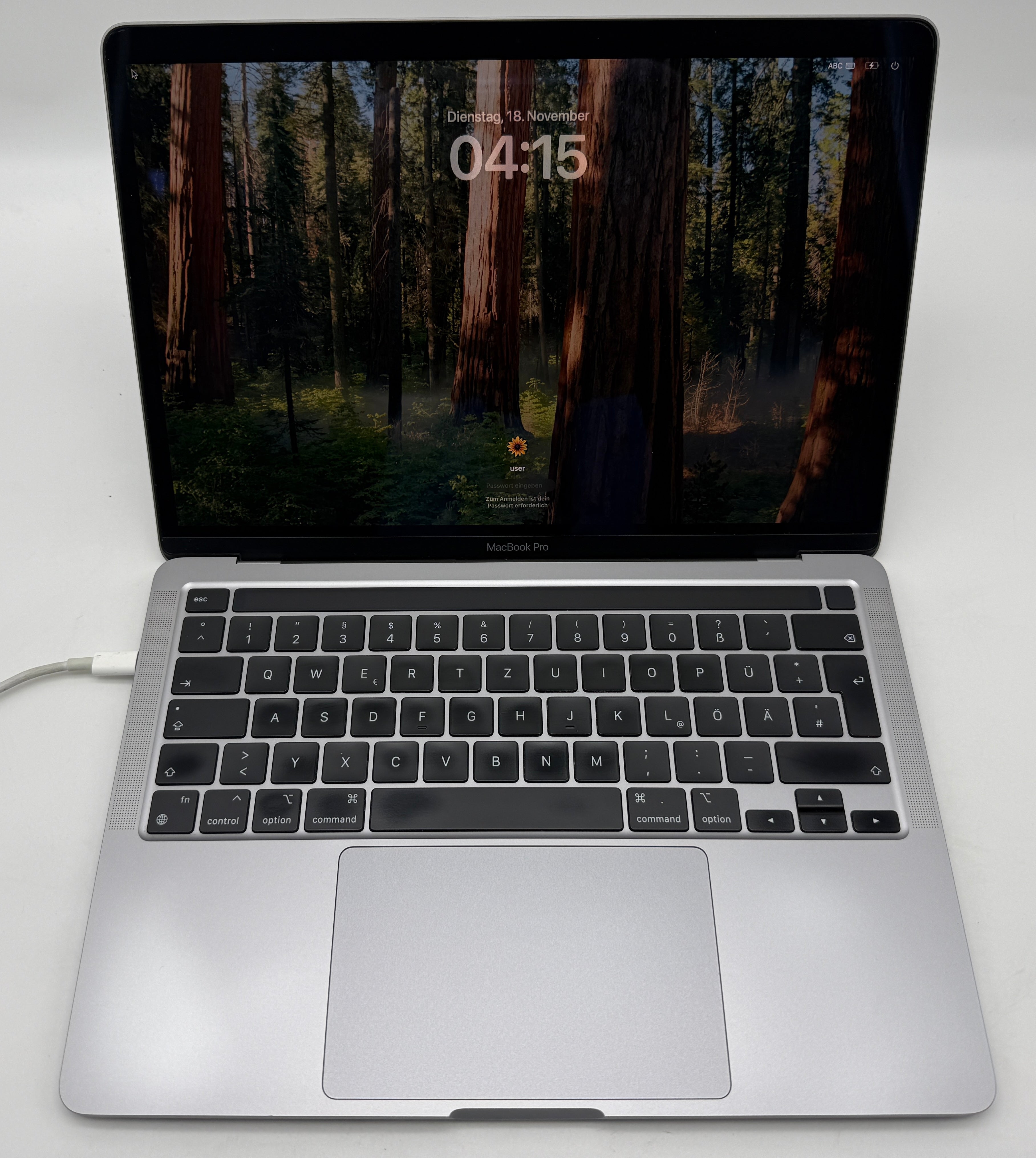 Macbook Pro 13" A2338 M1 16GB 512GB 2020 Spacegrau MwSt. #PS421