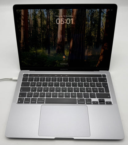 Macbook Pro 13" A2338 M1 16GB 512GB 2020 Spacegrau Grau MwSt. #PS426
