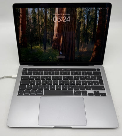 Macbook Pro 13" A2338 M1 16GB 512GB 2020 Spacegrau Grau MwSt. #PS428