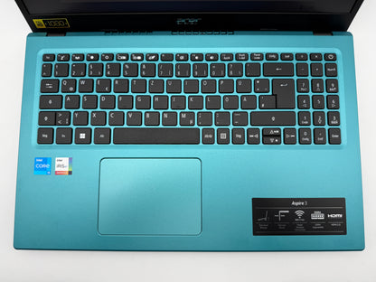 Acer Aspire 3 A315-58-54X6 Intel I5 1135G7  2,4GHz 8GB 512 GB Türkis #PSW141