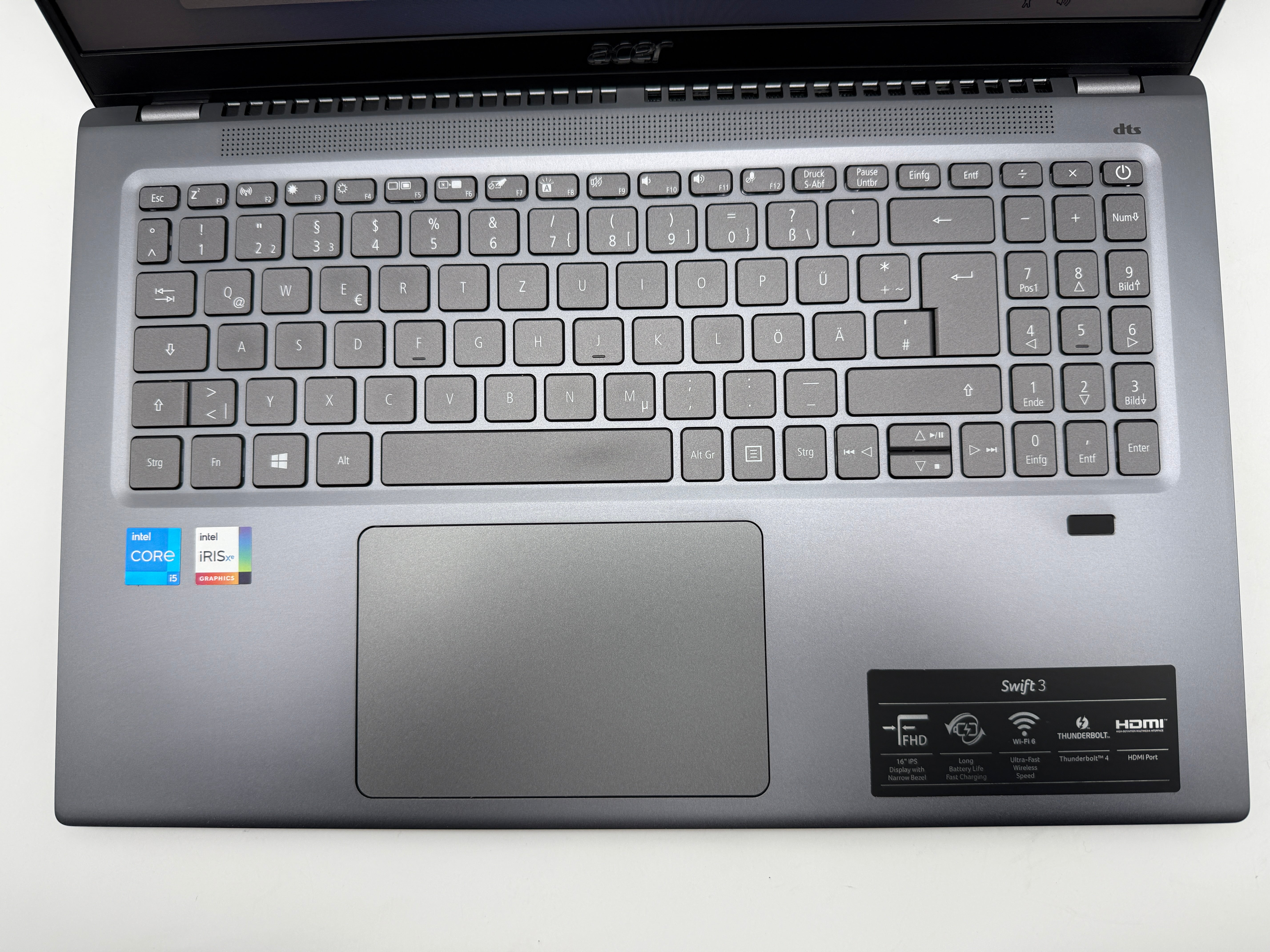 Acer Swift 3 16" SF316-51-51SN 3,1 GHz i5-11300H 16GB RAM 512GB #PSW146