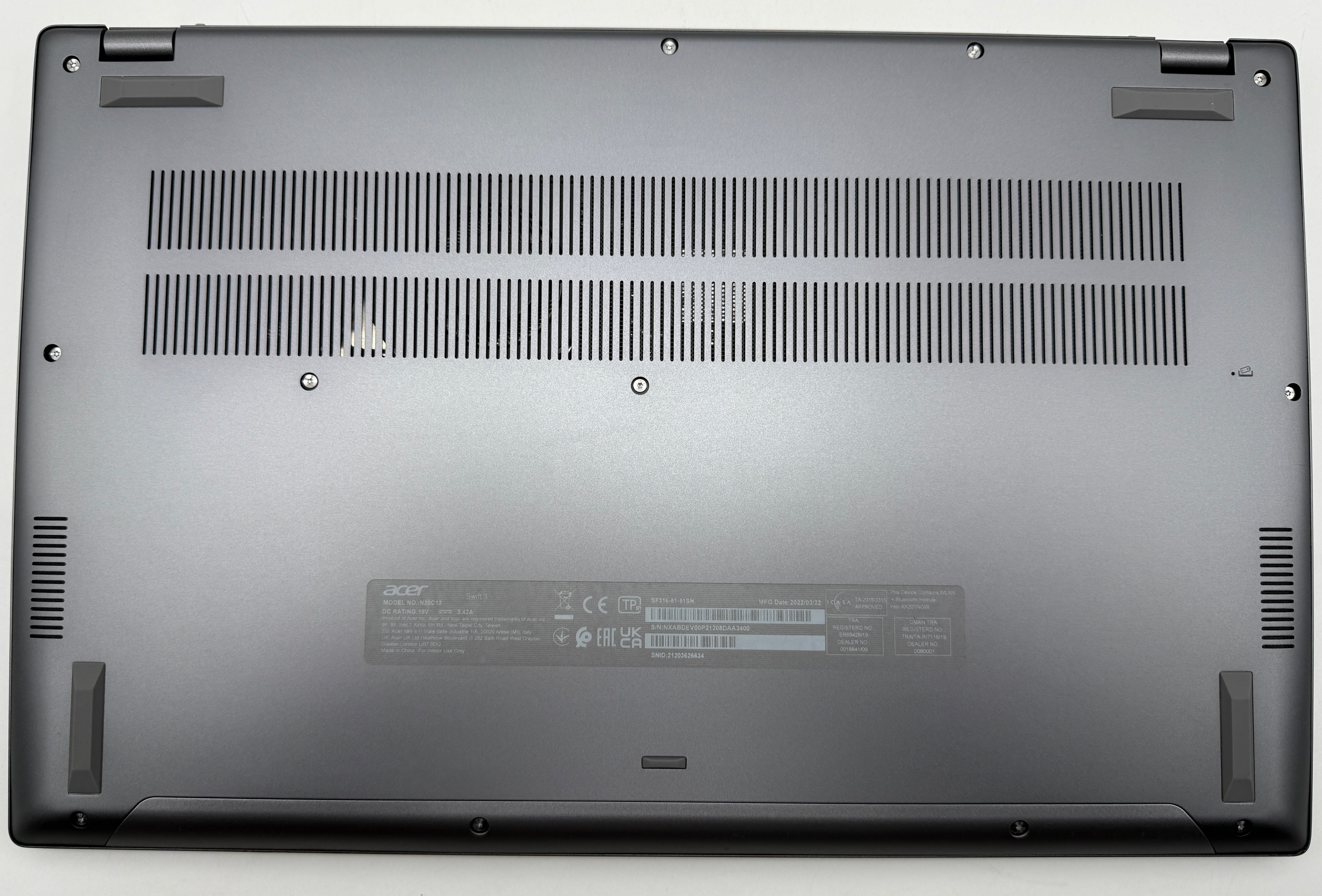 Acer Swift 3 16" SF316-51-51SN 3,1 GHz i5-11300H 16GB RAM 512GB #PSW146