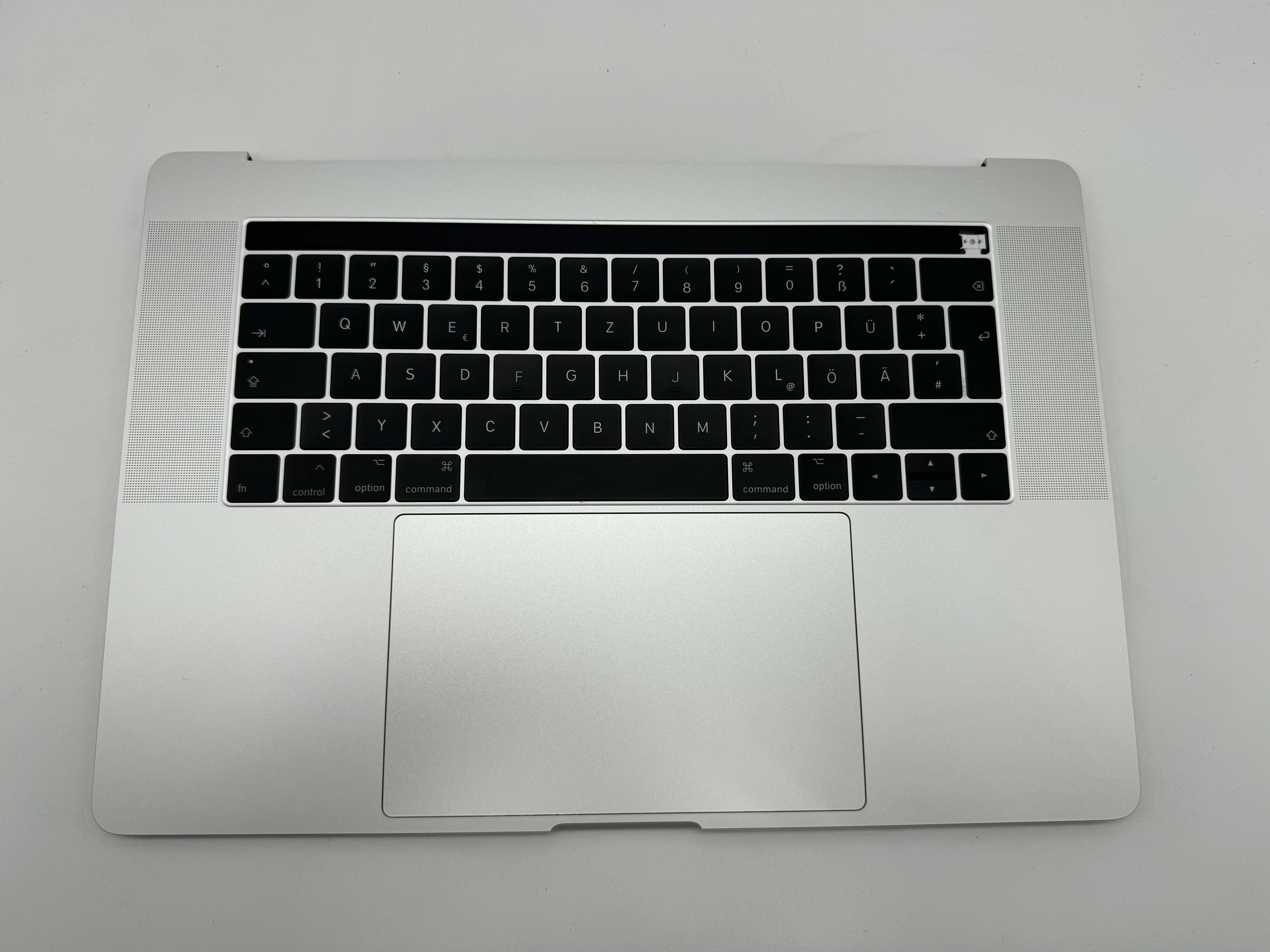 Macbook Pro 15" 2018 2019 A1990 Topcase Trackpad Tastatur Silber #T523