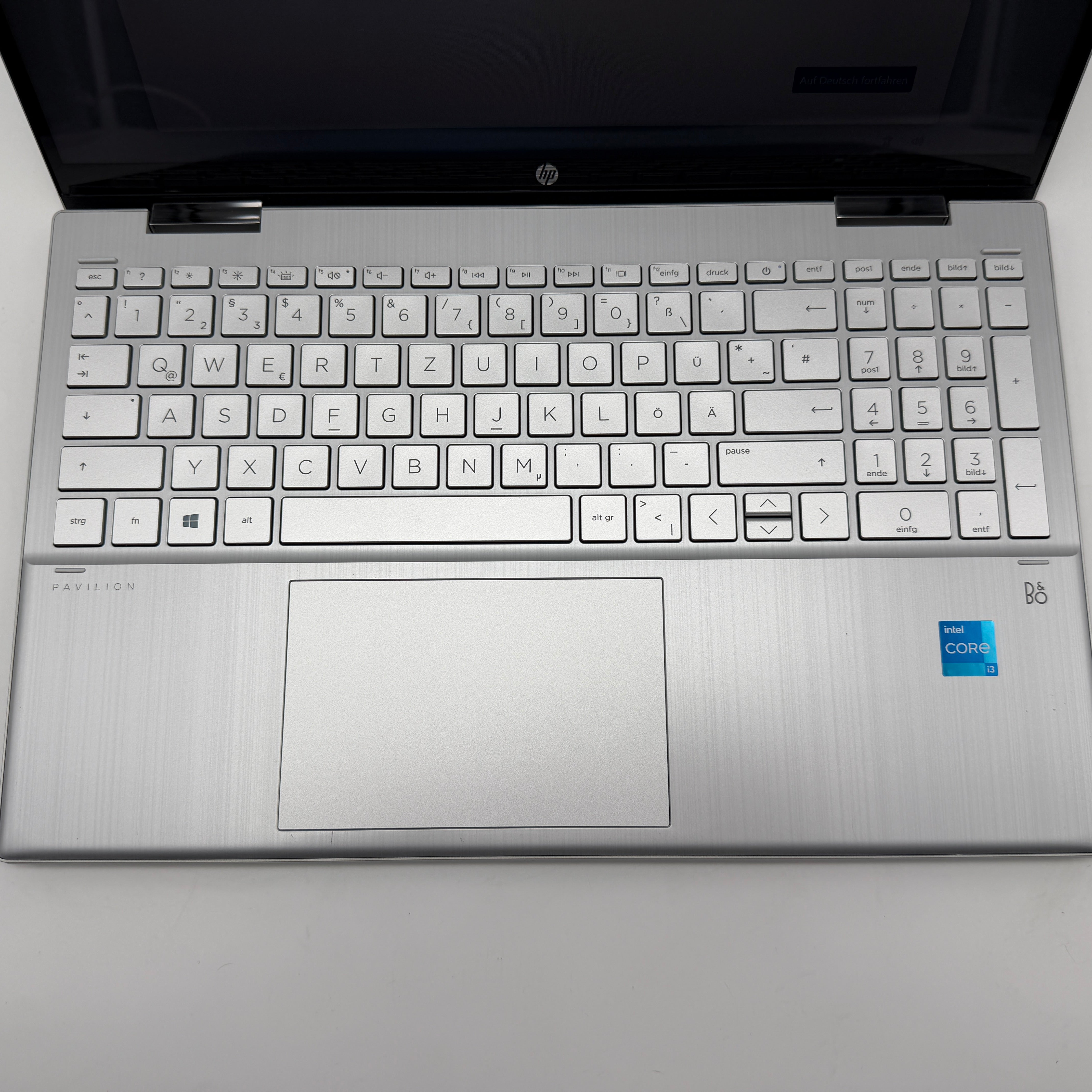 HP Pavilion x360 15-er0032ng i3-1125G4 8GB 256GB SSD Silber Touch MwSt. #PSW156