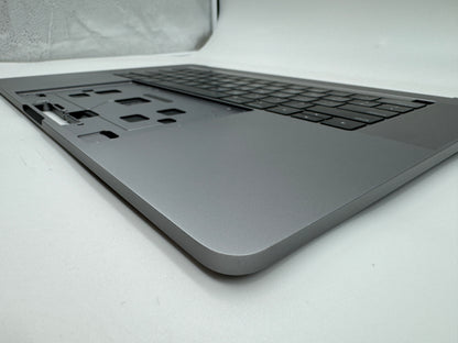 Macbook Pro 15" 2018 2019 A1990 QWERTY Topcase Akku Tastatur Grau #T662