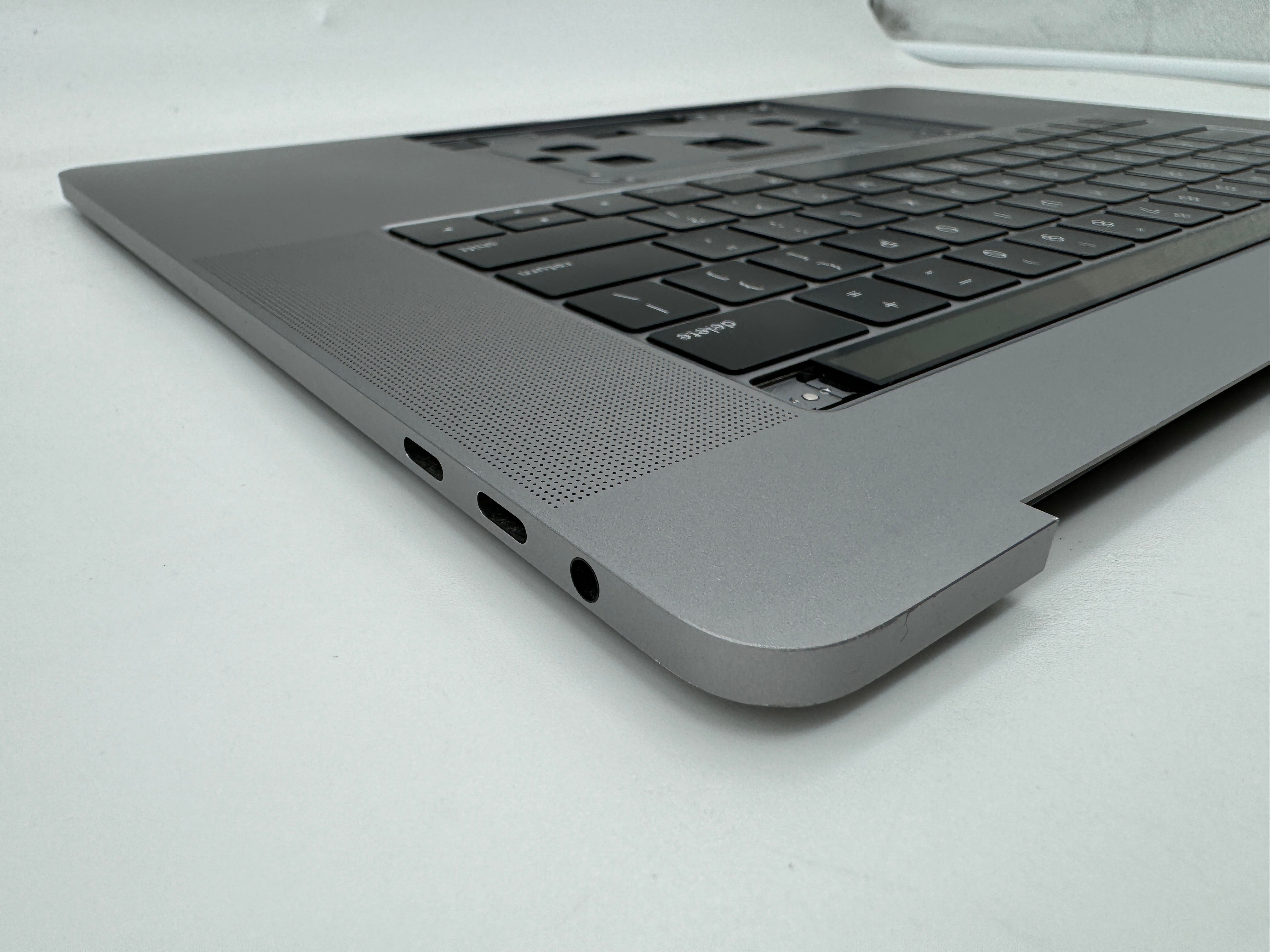 Macbook Pro 15" 2018 2019 A1990 QWERTY Topcase Akku Tastatur Grau #T662