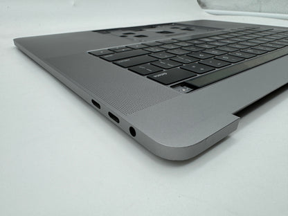 Macbook Pro 15" 2018 2019 A1990 QWERTY Topcase Akku Tastatur Grau #T662